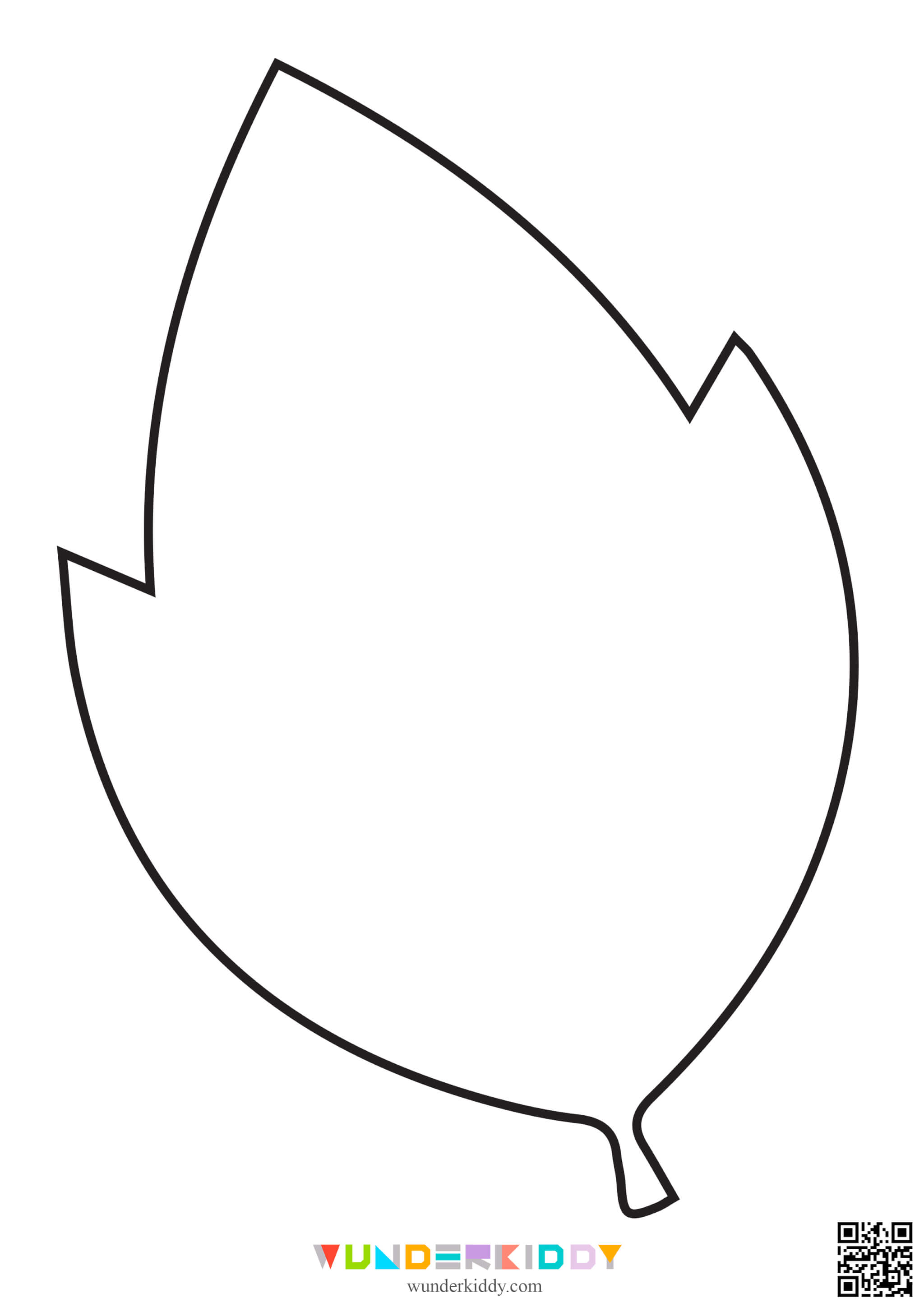 Autumn Leaf Craft Templates For Kids Printable Craft Outlines