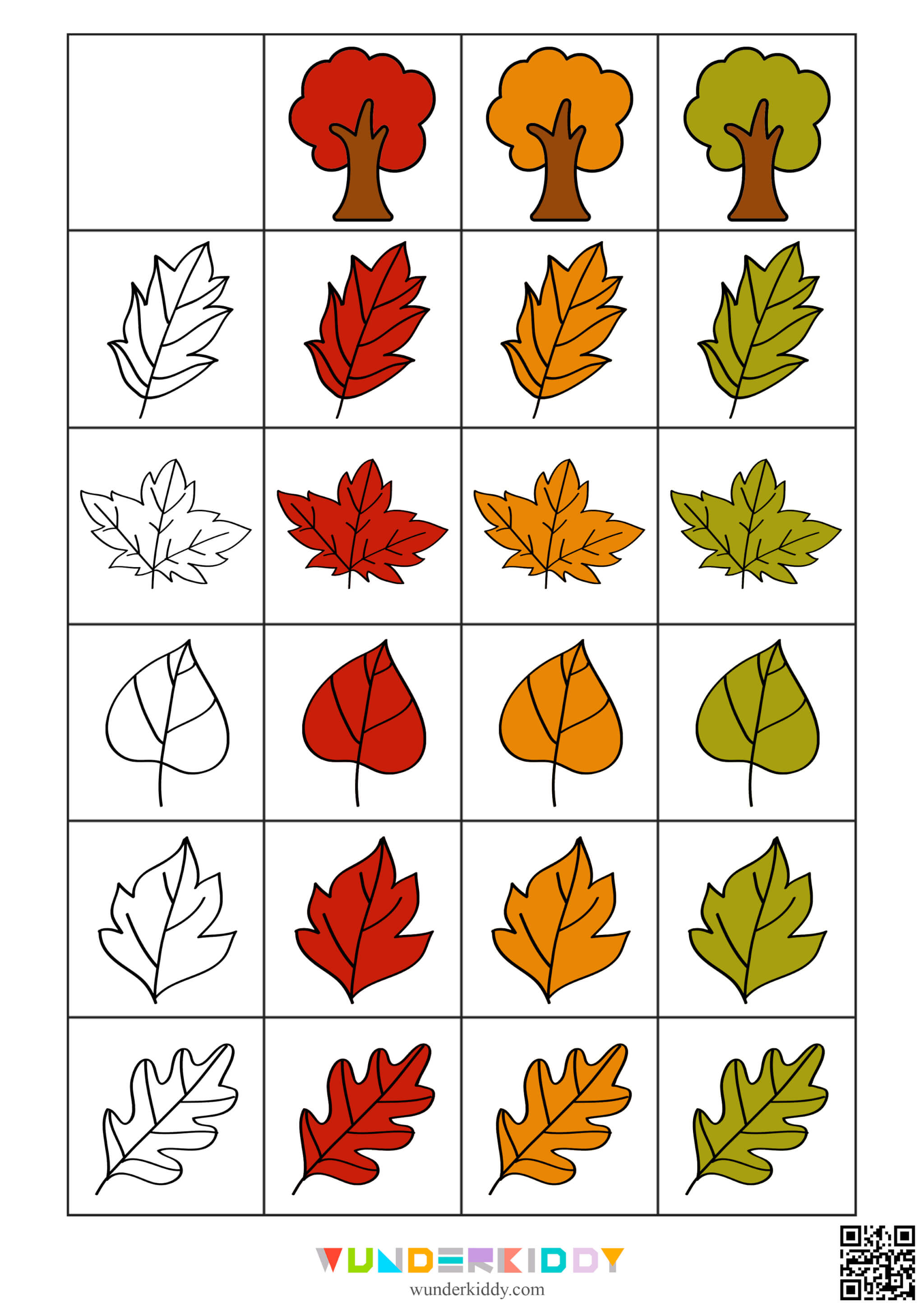 Autumn Leaves Sorting Activity - Image 3