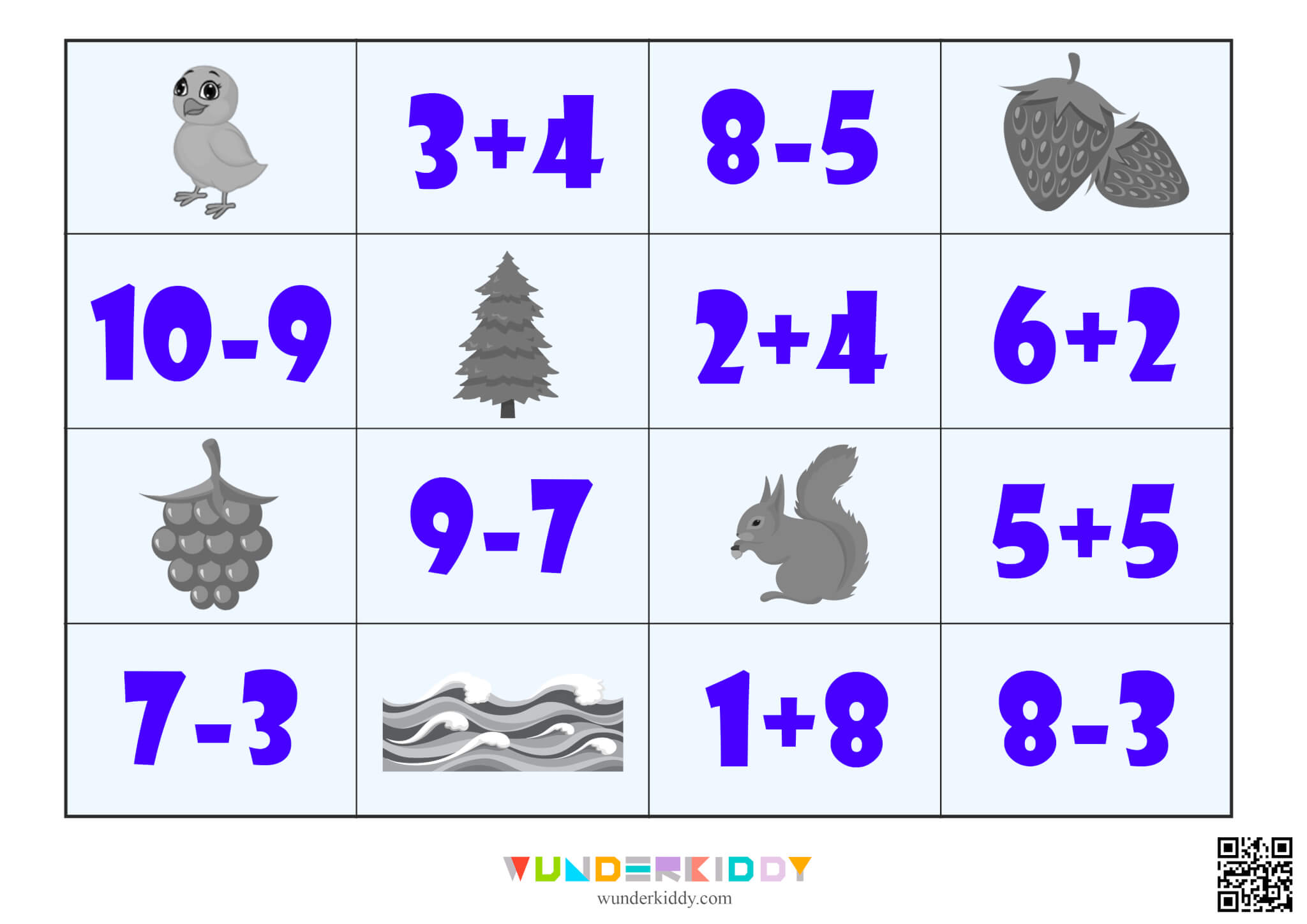 Activity sheet «Autumn math puzzle» - Image 4