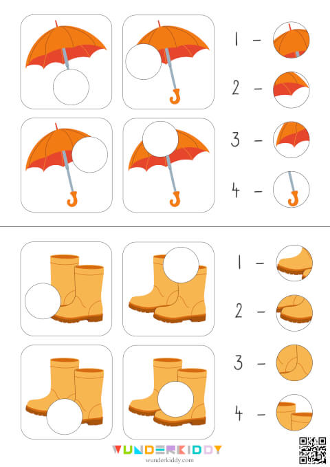 Jeu de correspondance des pièces d'automne - Image 6