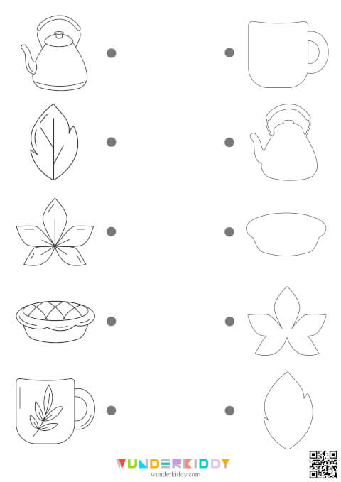 Actividades de otoño para emparejar - Imagen 6