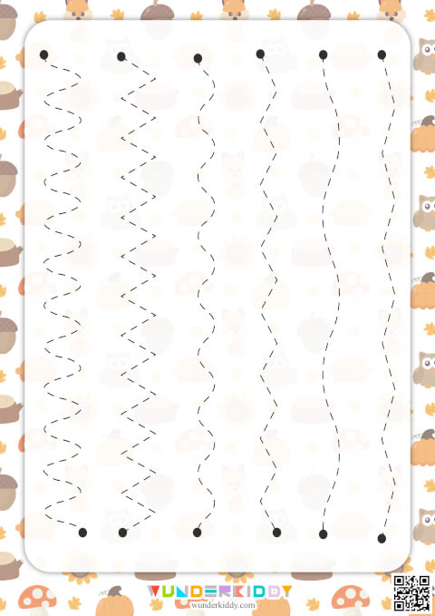 Autumn Pre-Writing Practice Sheets - Image 8