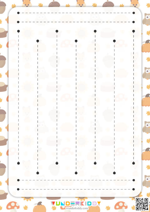 Autumn Pre-Writing Practice Sheets - Image 9