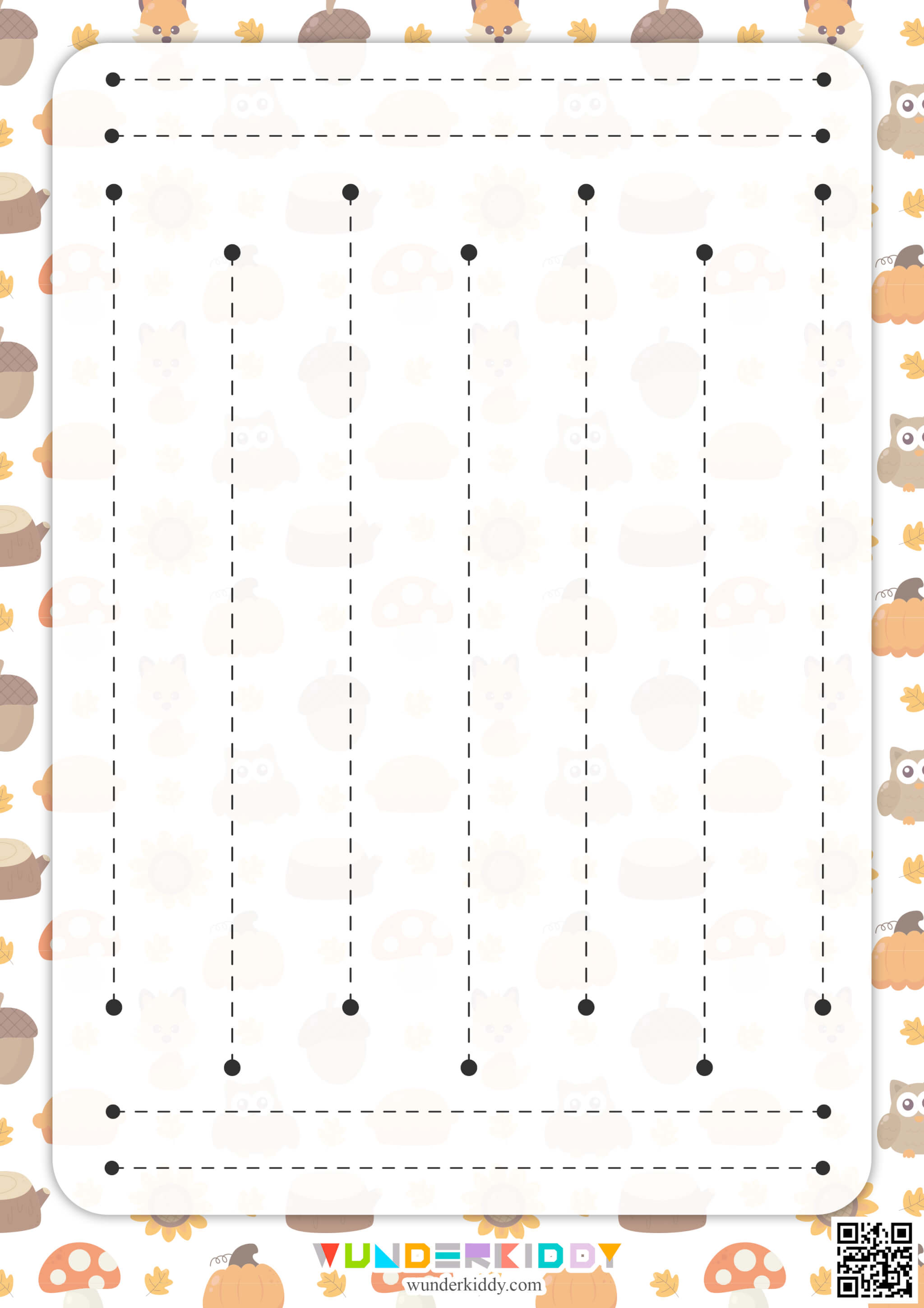 Autumn Pre-Writing Practice Sheets - Image 9
