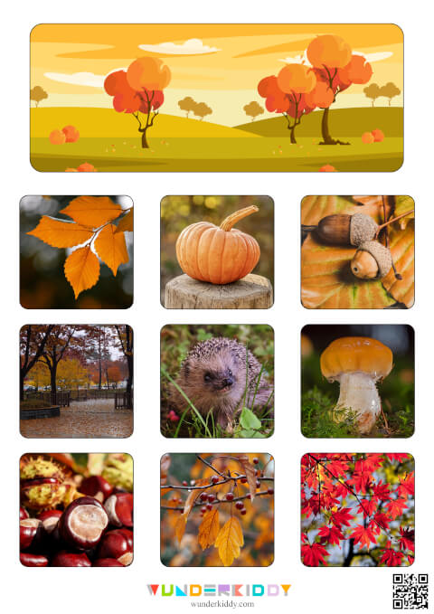 Розвиваюча гра сортування «Осінь чи зима» - Зображення 3