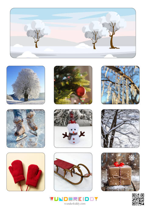 Розвиваюча гра сортування «Осінь чи зима» - Зображення 5