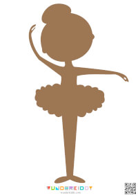 Vorlage «Ballerina» - Kostenlos herunterladen oder ausdrucken