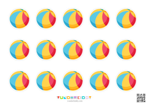 Beach Ball Spatial Pattern Matching Game - Image 3