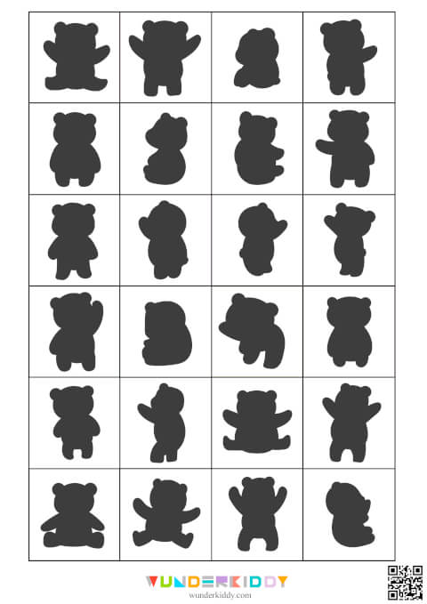 Bear Shadow Match Worksheet - Image 3