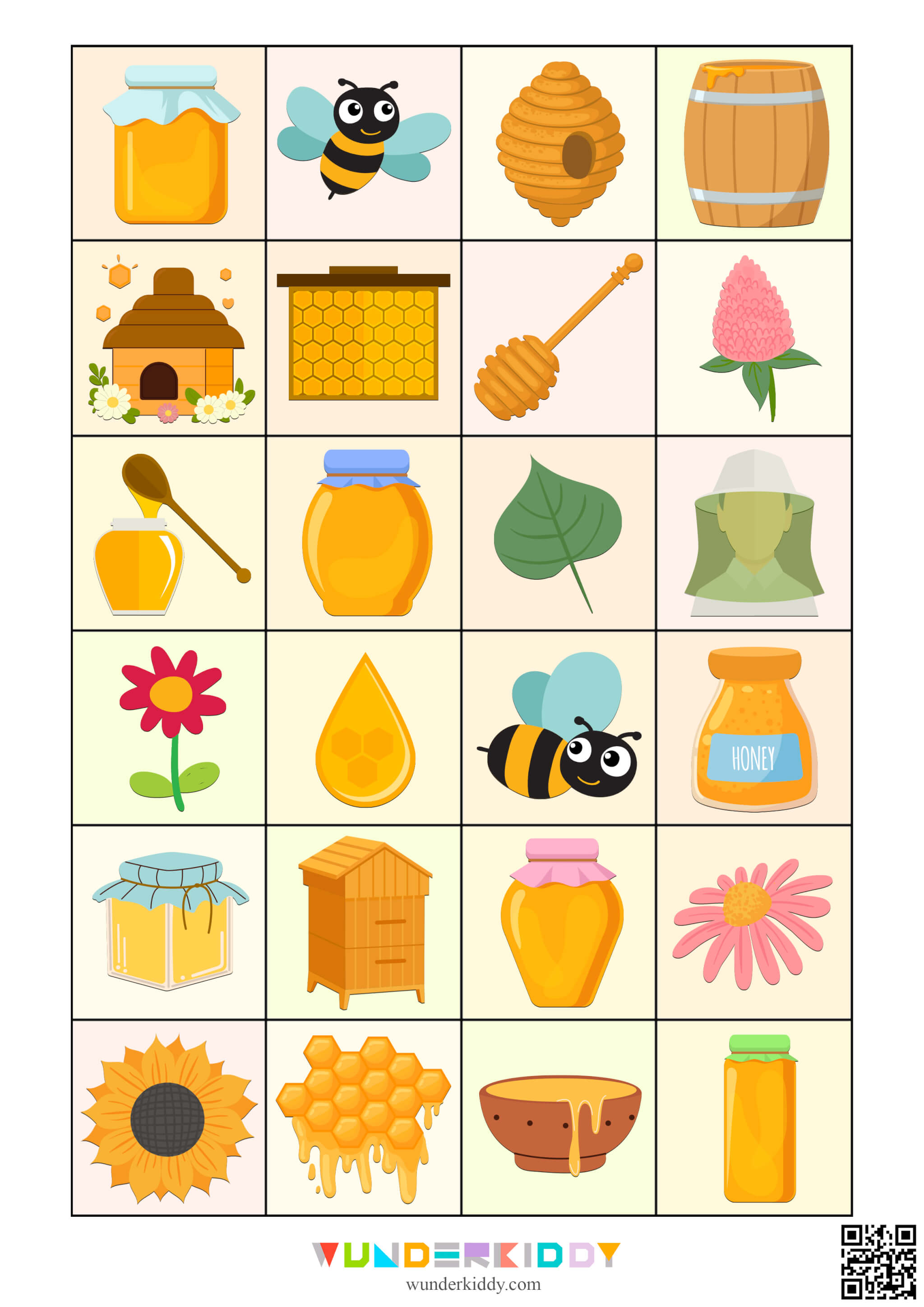 Bee Shadow Matching Game - Image 3