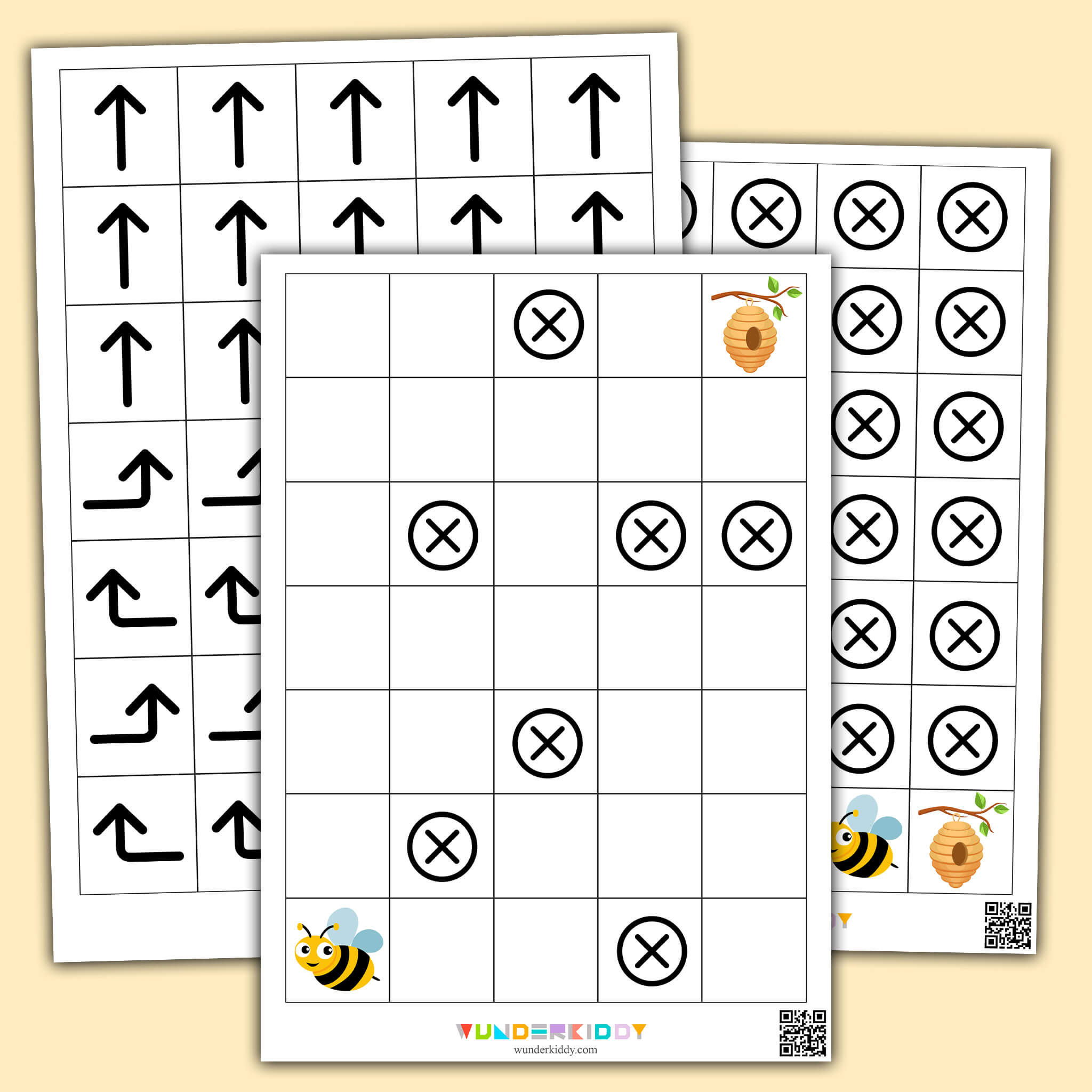 Игра на логику «Пчелка и улей»