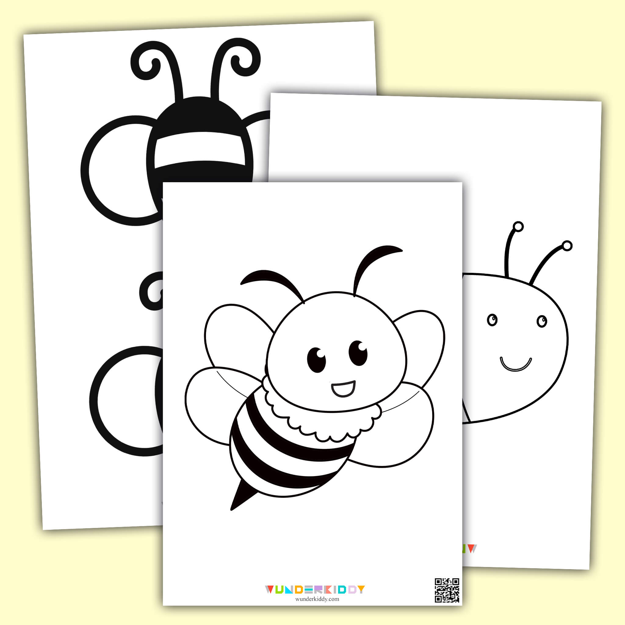 Bee Template Free Printable