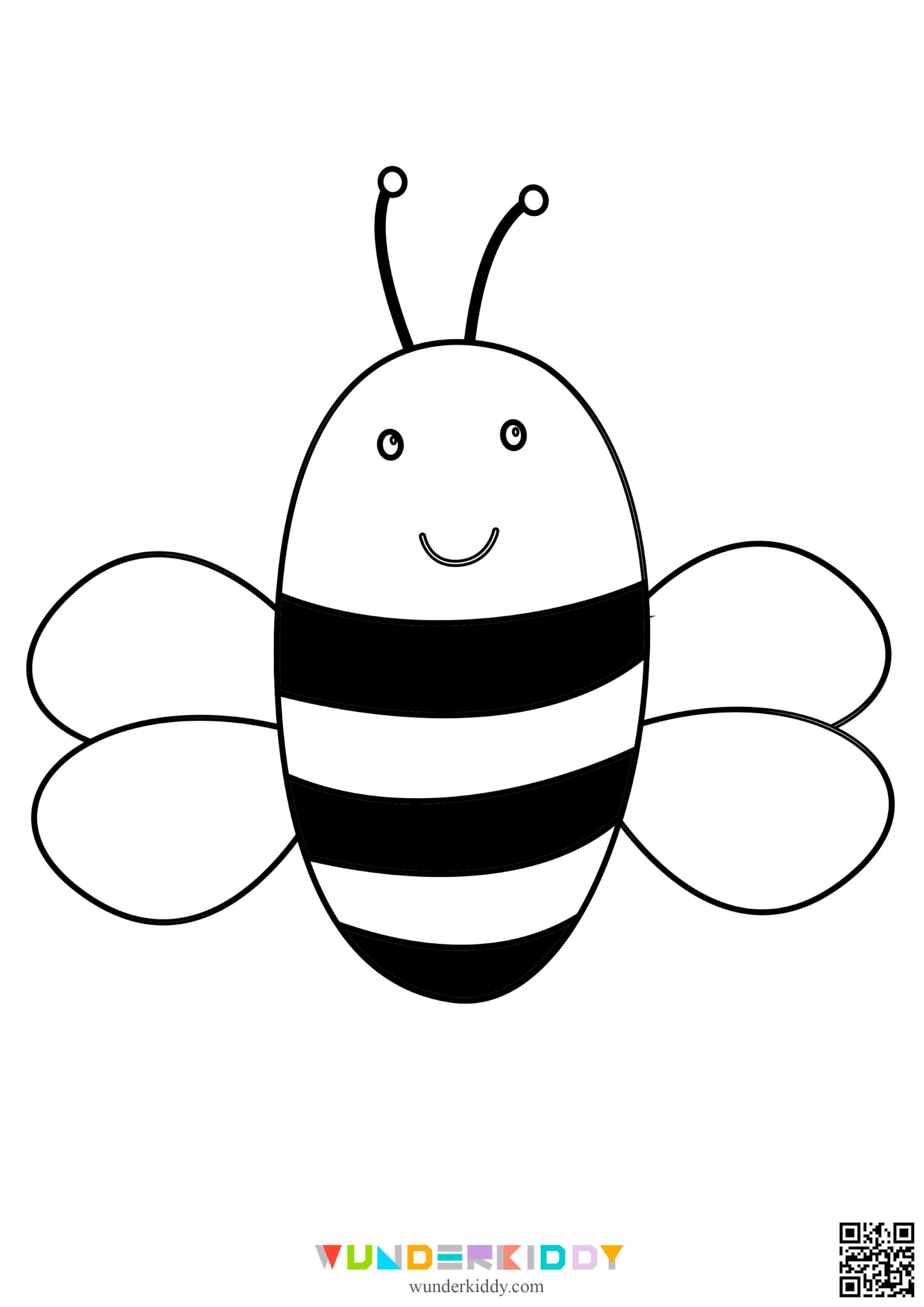 Bee Template Free Printable - Image 6