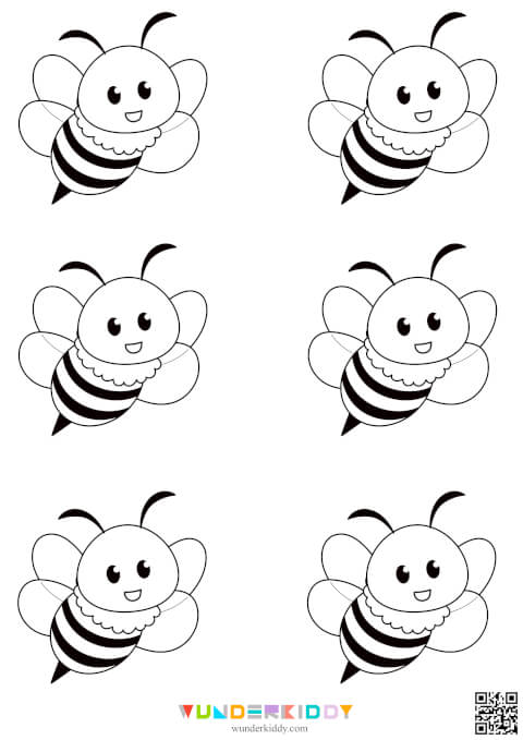 Bee Template Free Printable - Image 8