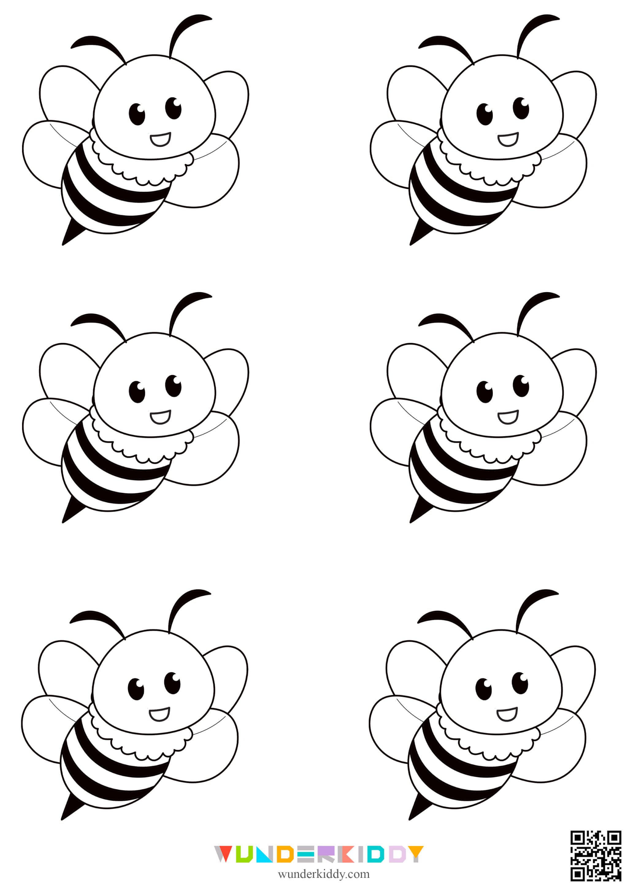 Bee Template Free Printable - Image 8
