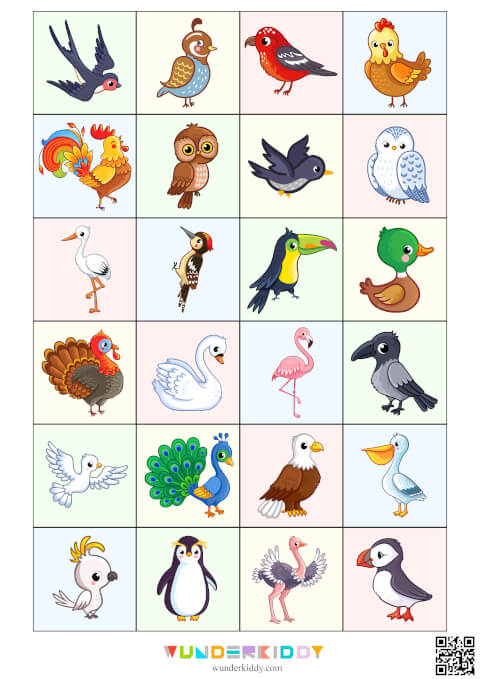 Match The Bird Shadow Worksheet - Image 3