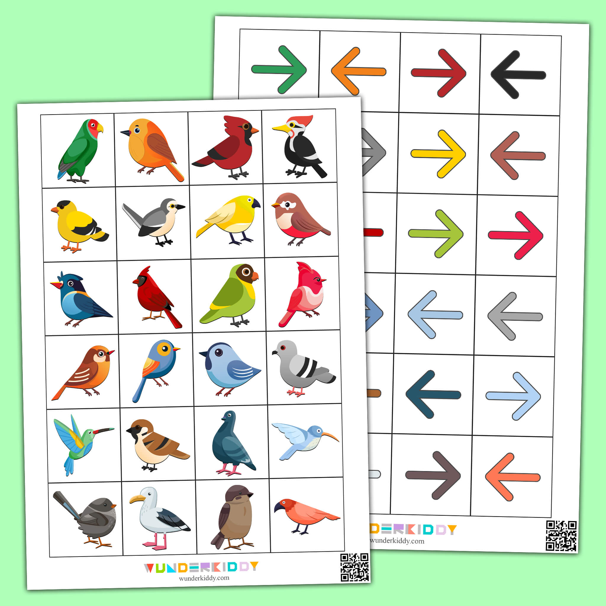 Birds Left and Right Activity