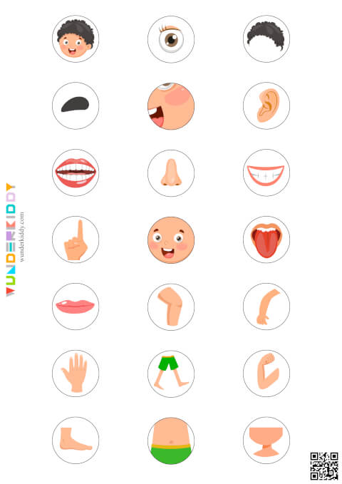 My Body Parts Worksheet - Image 4