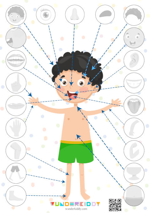 My Body Parts Worksheet - Image 6