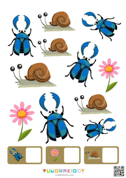 Развивающая игра «Считаем насекомых до 10» - Изображение 6