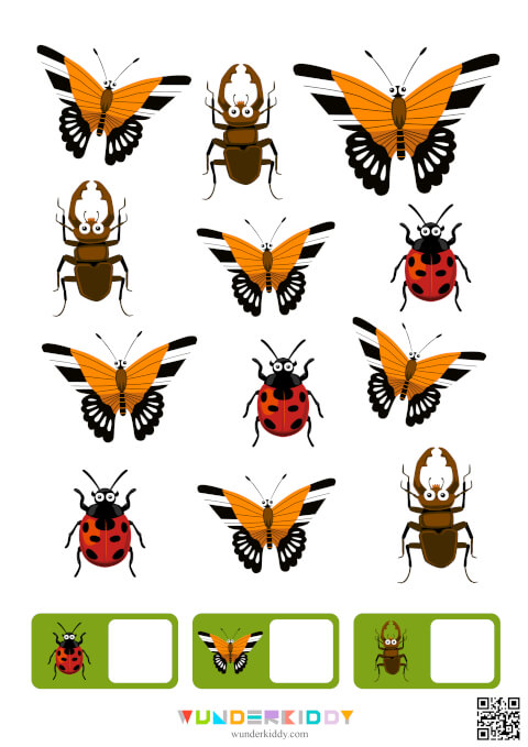 Развивающая игра «Считаем насекомых до 10» - Изображение 7