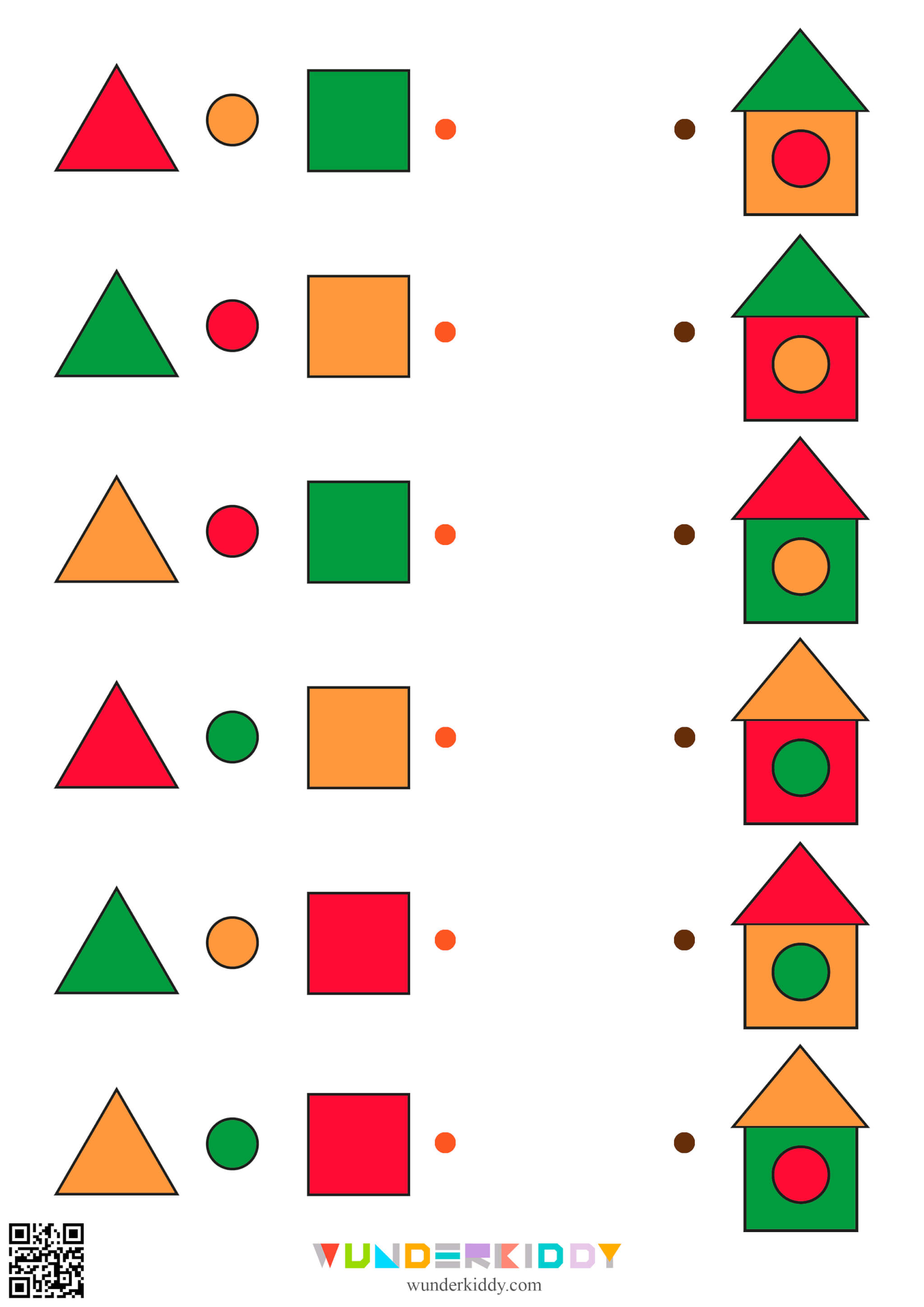 Build a House Using Shapes Worksheet - Image 2