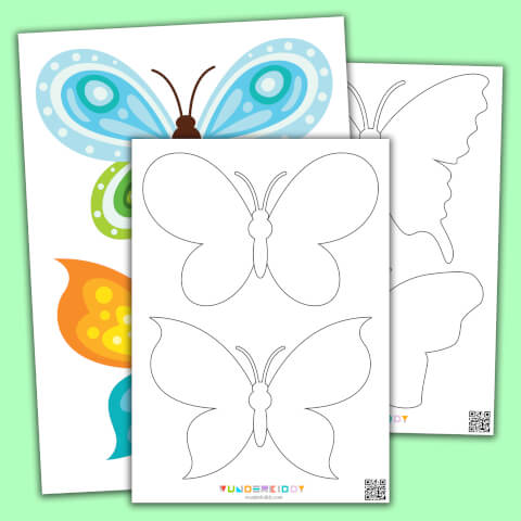 Free Printable Butterfly Templates - Image 2