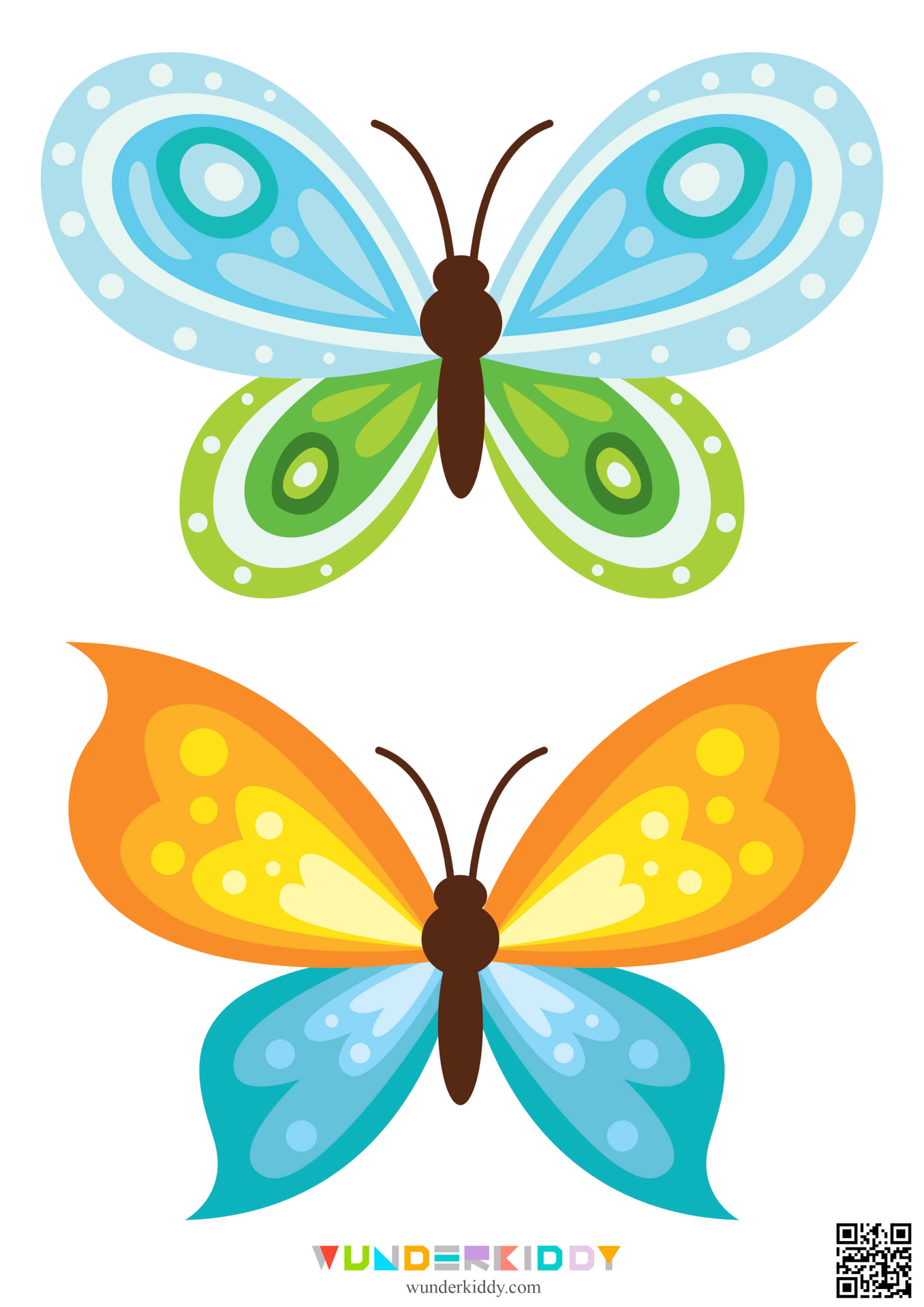 Шаблоны для творчества «Бабочки» - Изображение 2