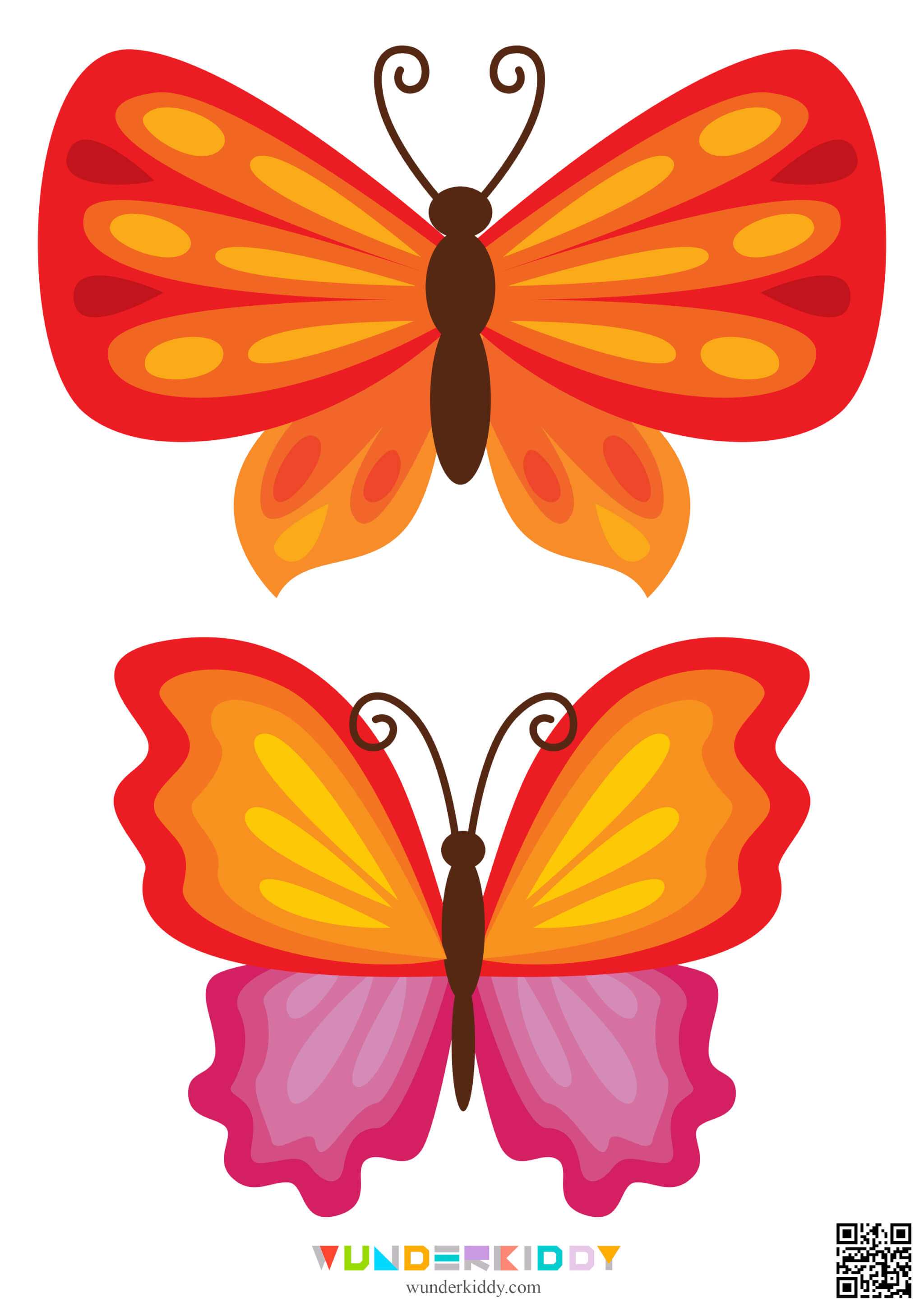 Шаблоны для творчества «Бабочки» - Изображение 4