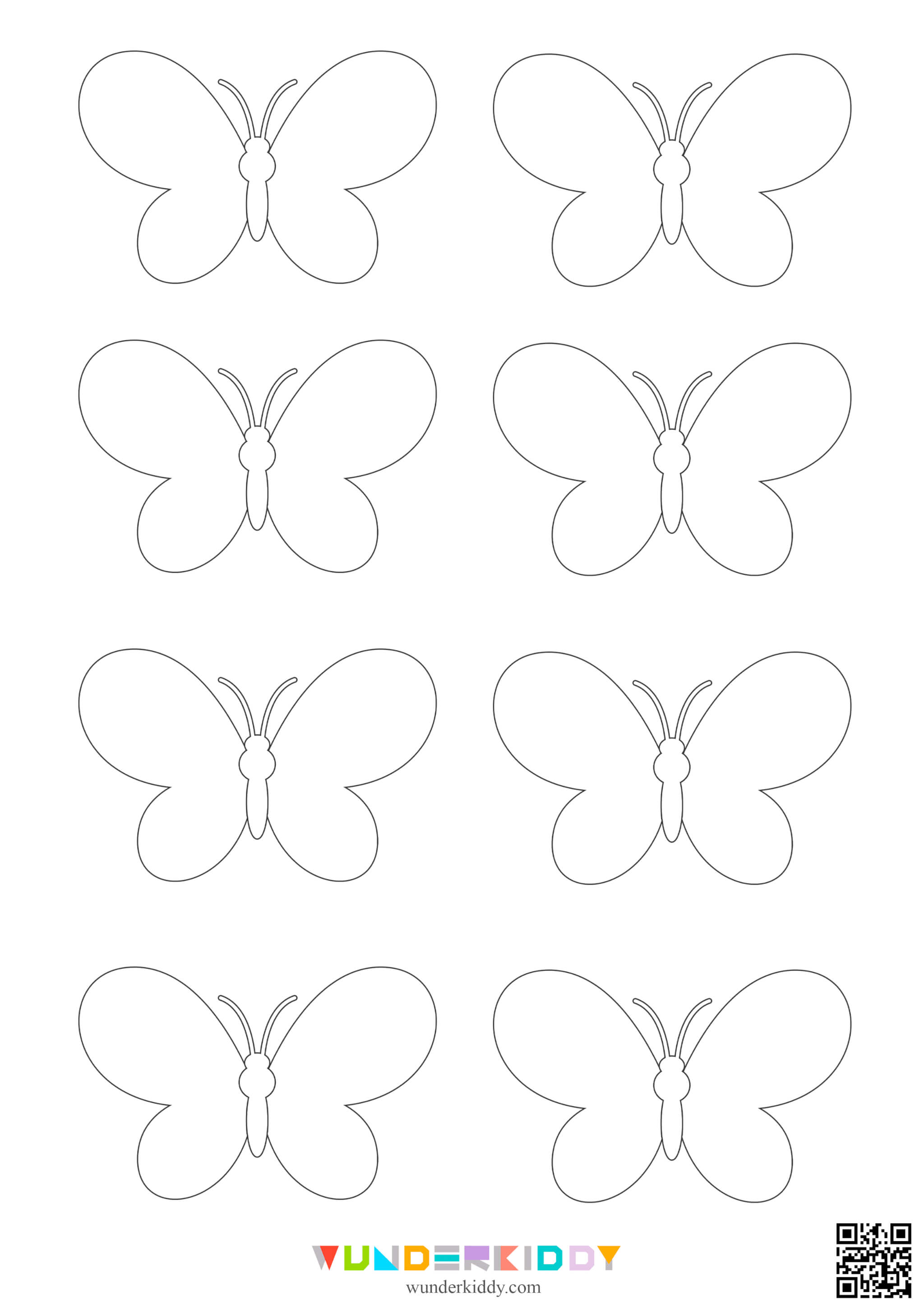 Free Printable Butterfly Templates - Image 10