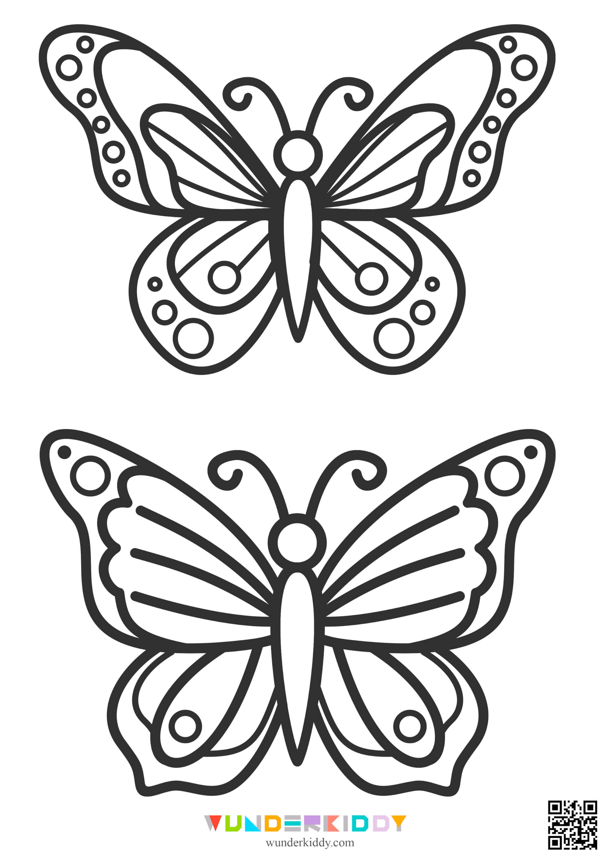 Hard Coloring Pages Of Butterflies