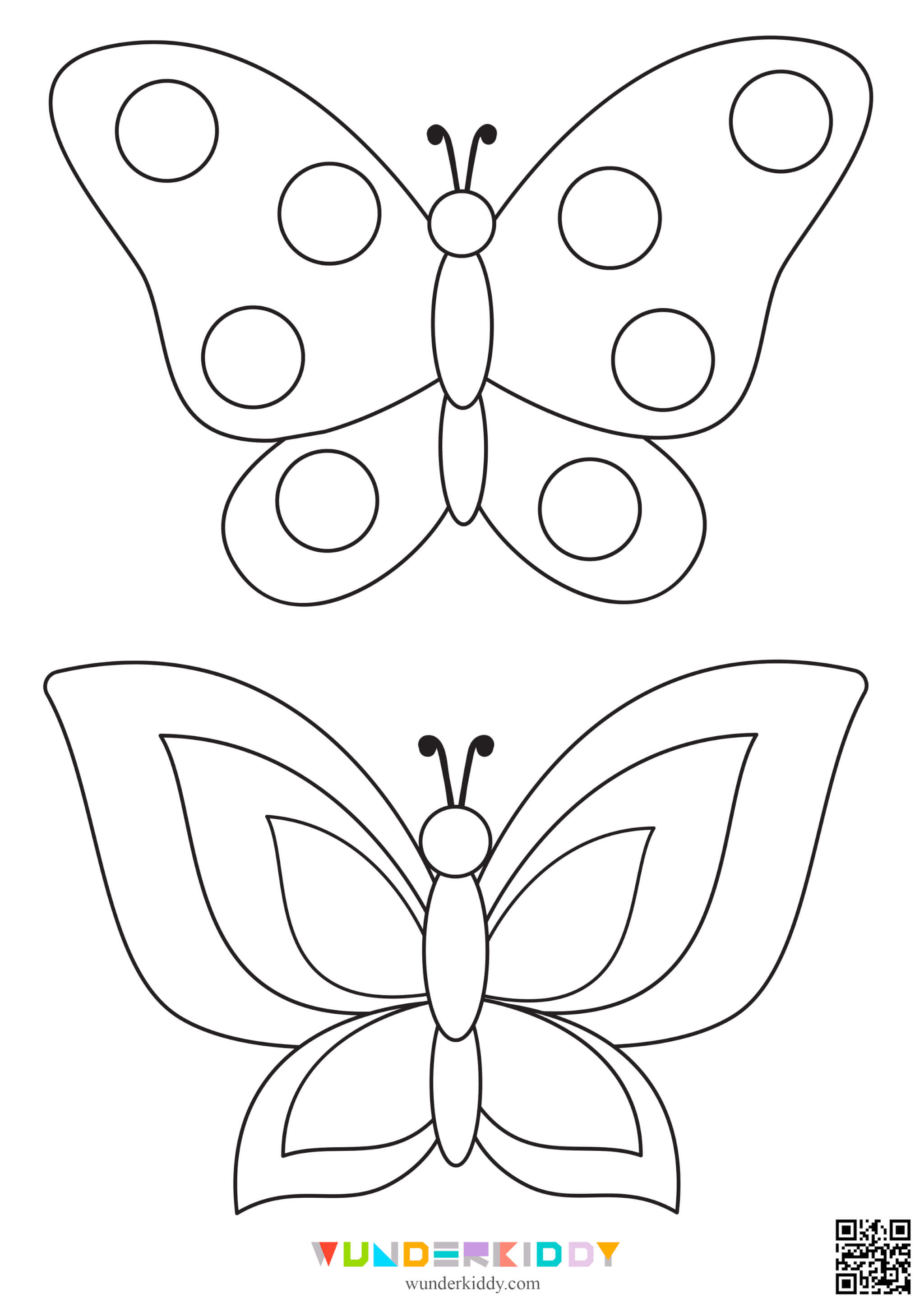 Раскраски «Бабочки» - Изображение 3