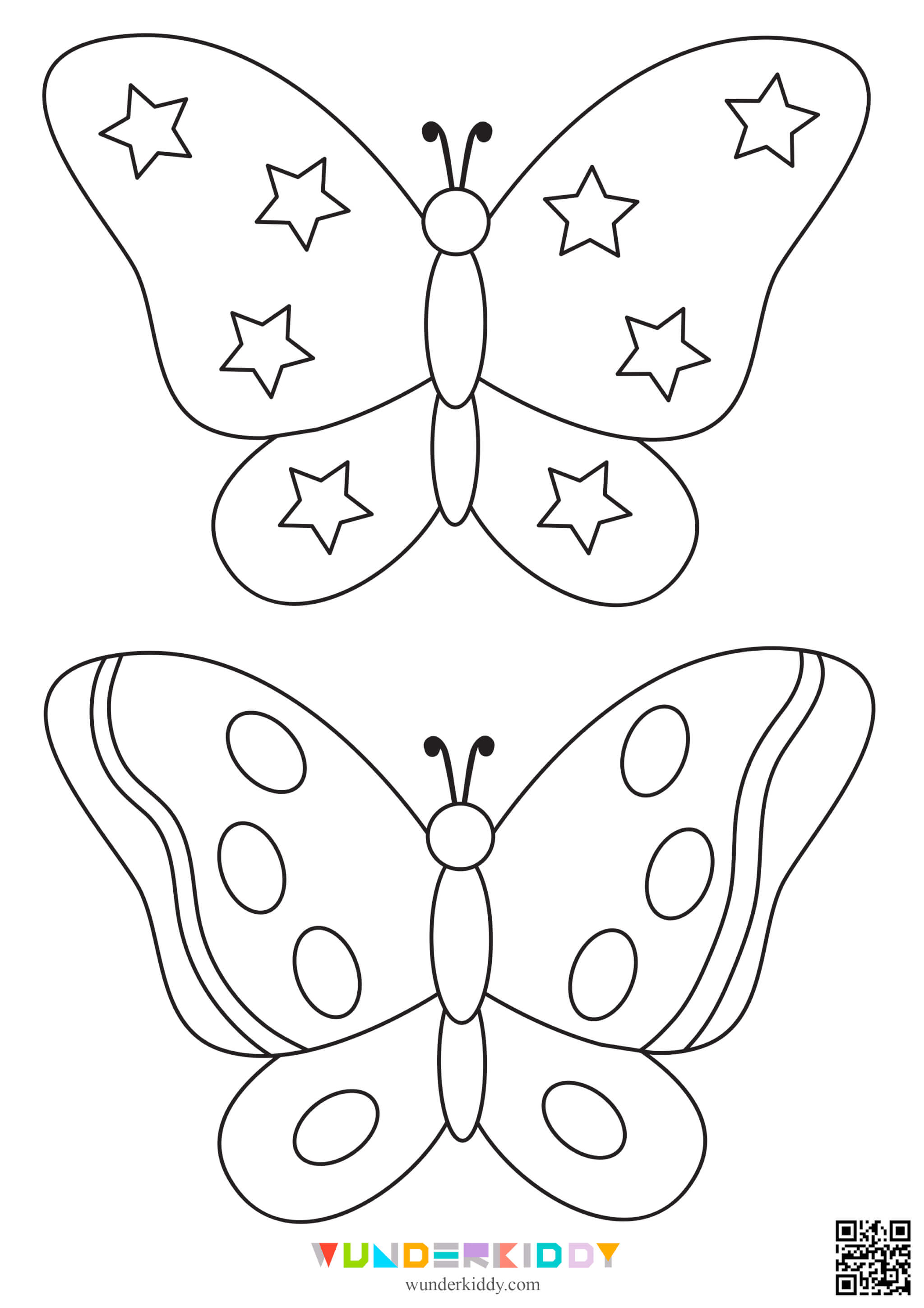 Раскраски «Бабочки» - Изображение 5