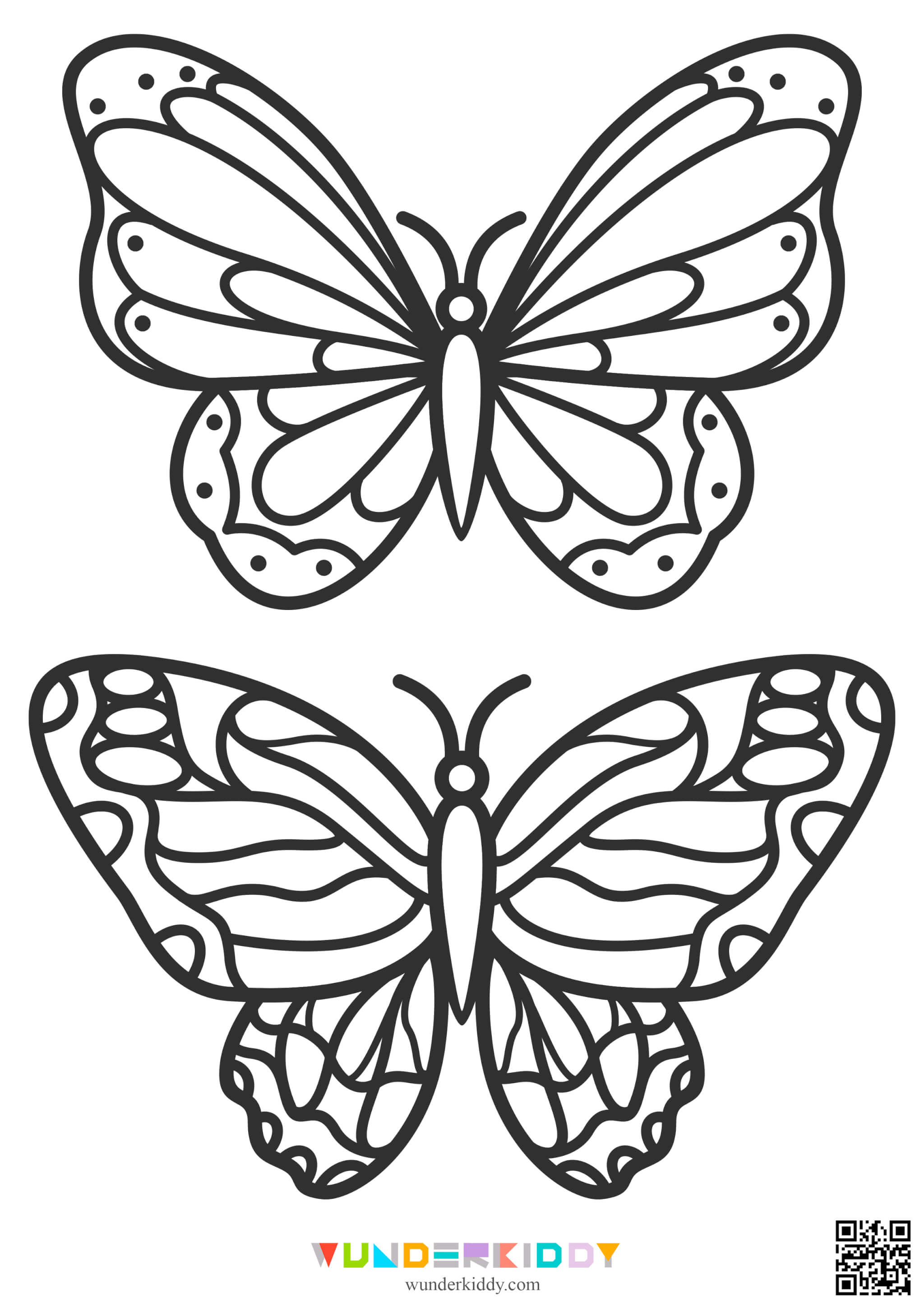 Раскраски «Бабочки» - Изображение 6