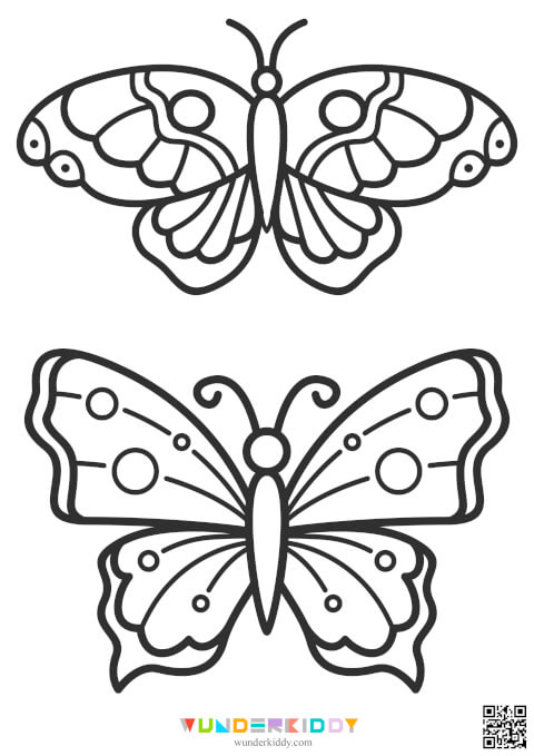 Butterfly Coloring Pages - Image 8