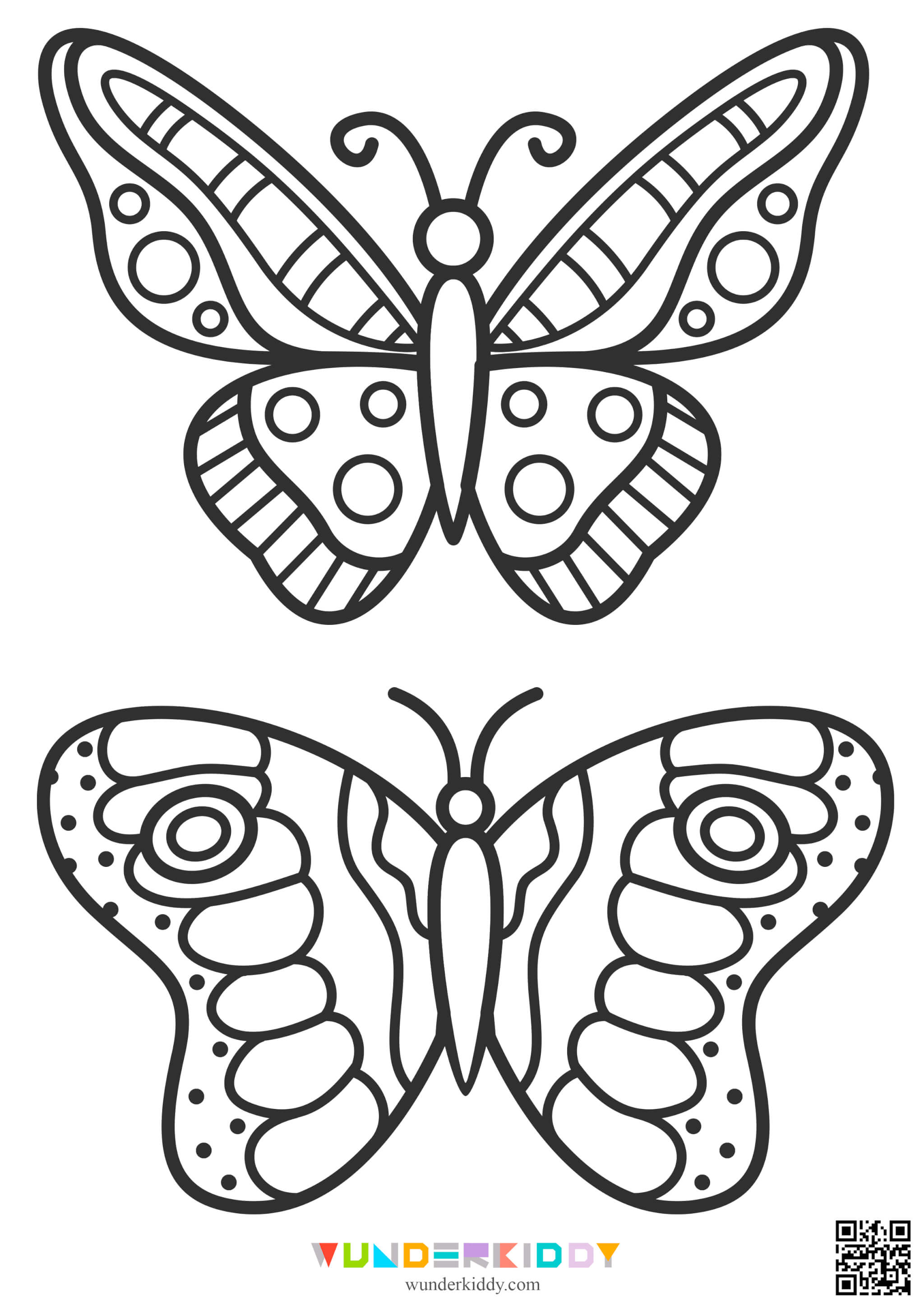 Раскраски «Бабочки» - Изображение 9