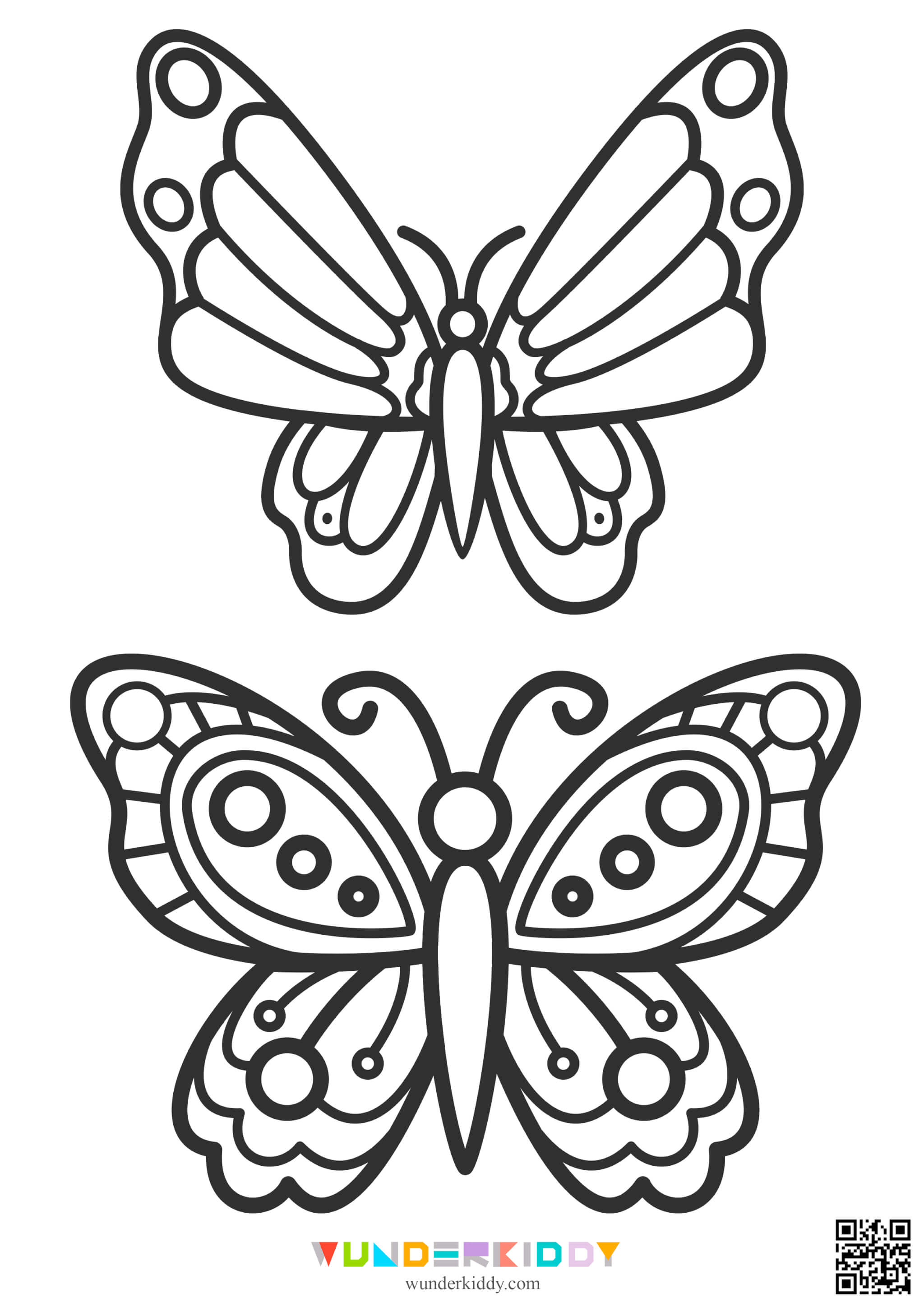Раскраски «Бабочки» - Изображение 10