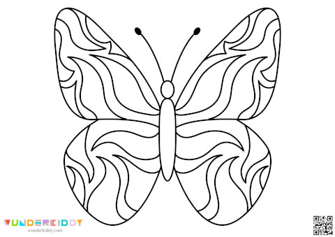 Printable Butterfly Template And Coloring Pages For Preschool