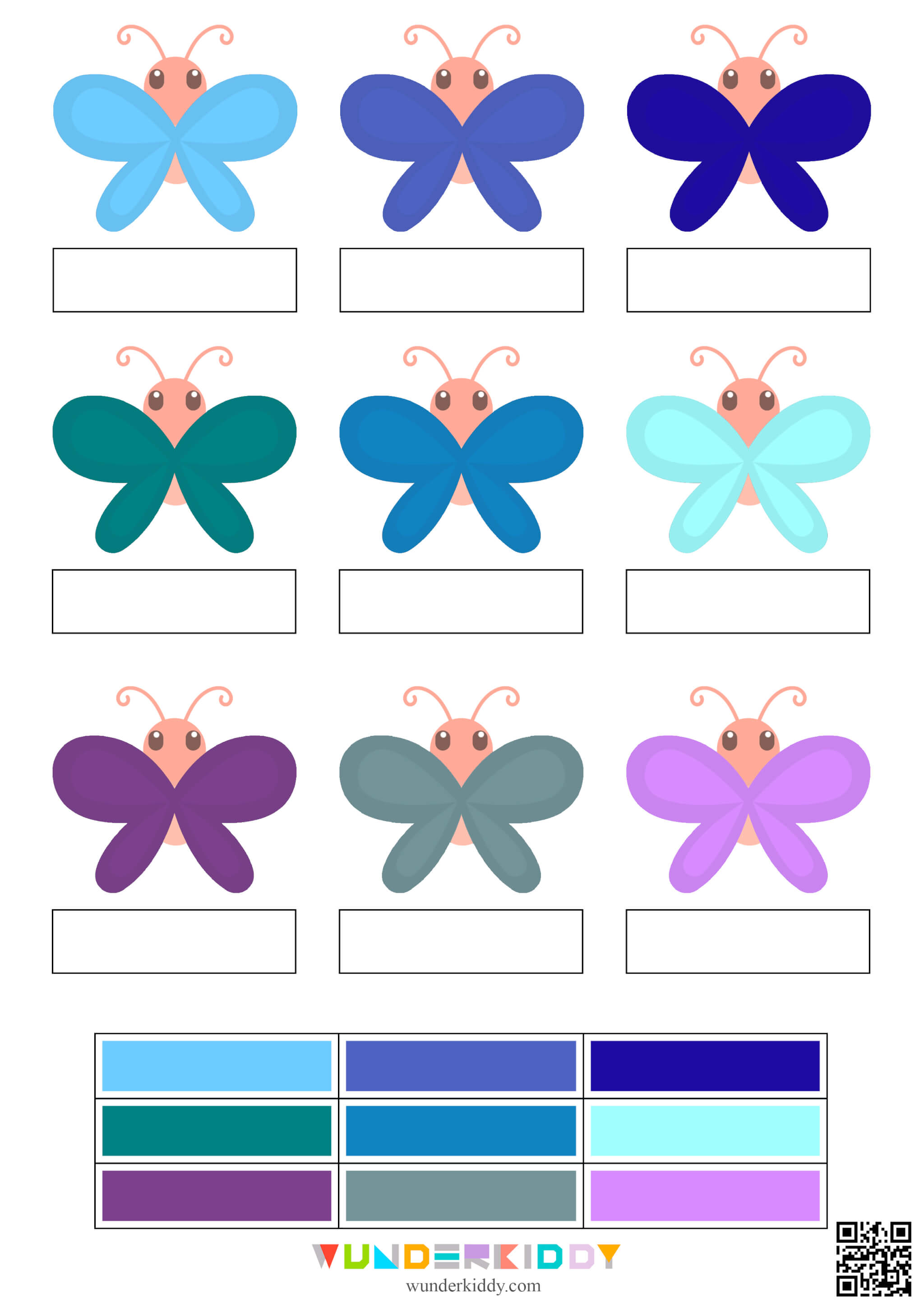 Color Matching Butterflies - Image 3