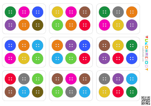 Buttons Kindergarten Pattern Worksheet - Image 5
