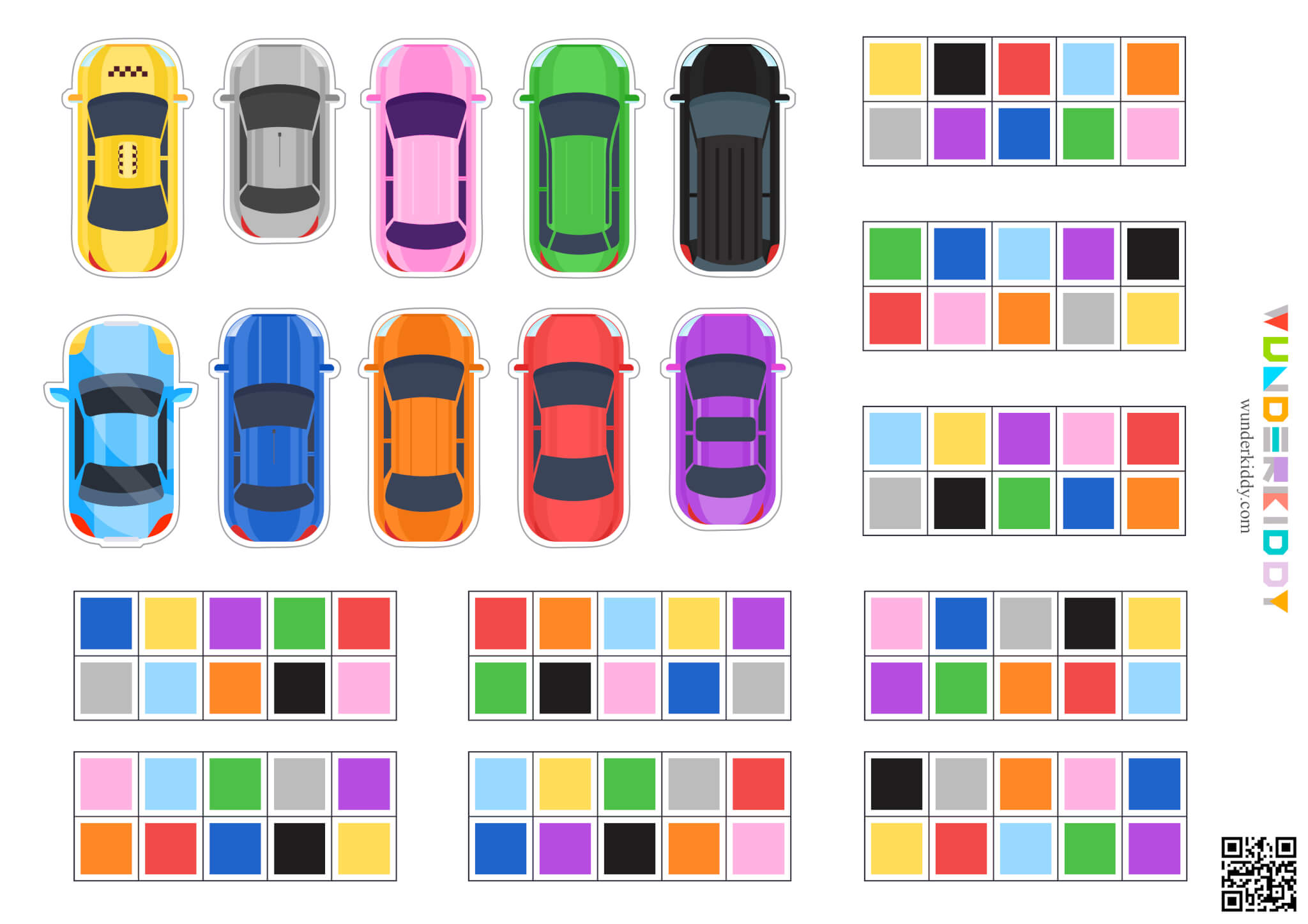 Parking Lot Color Sequence Activity - Image 3