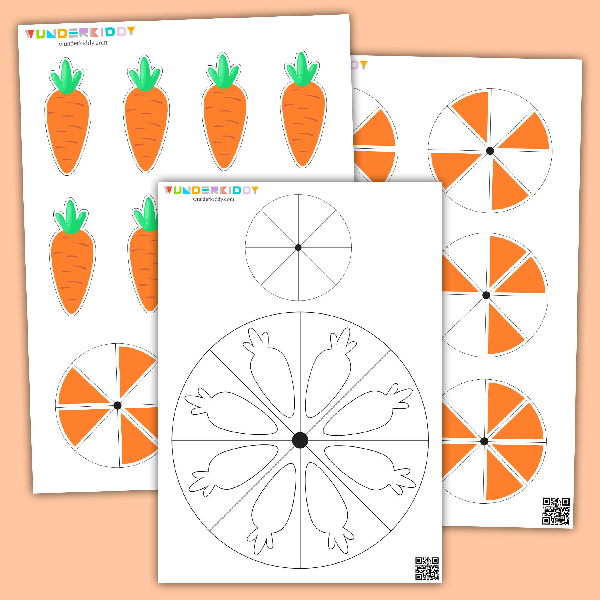 Развивающий материал «Морковка»