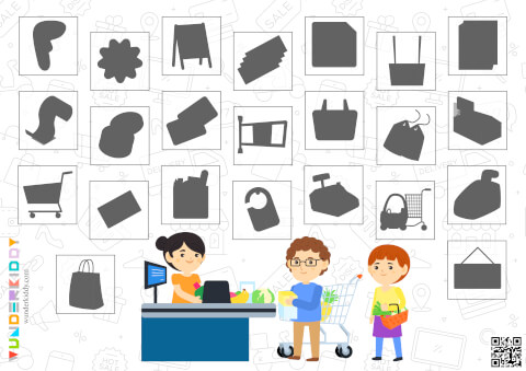 Cashier Profession Printable Game - Image 2
