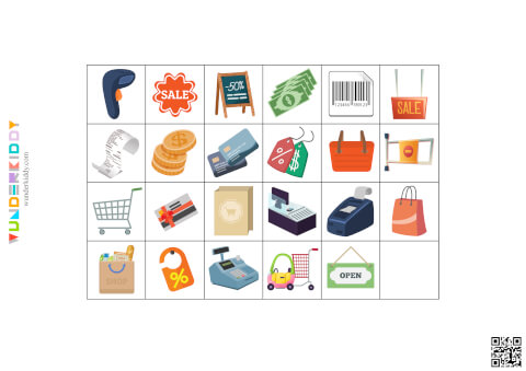 Cashier Profession Printable Game - Image 3