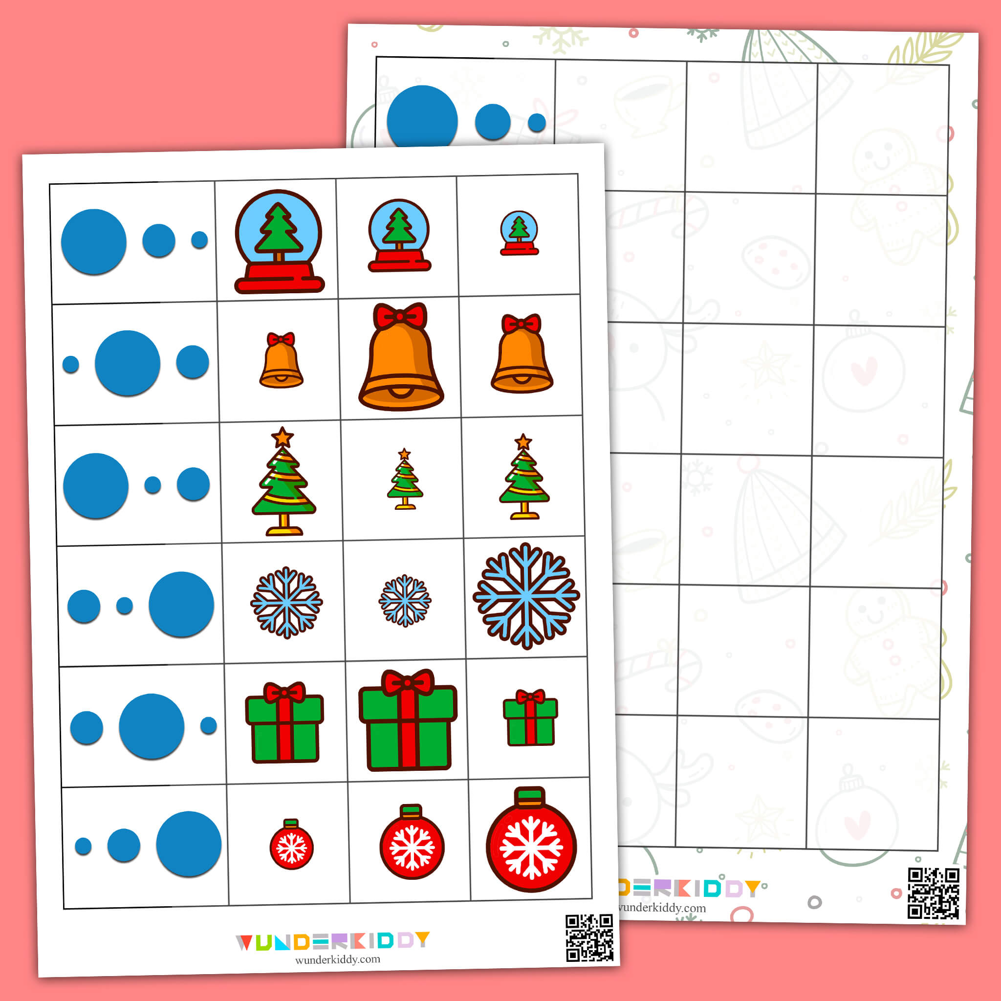 Christmas Sort by Size Activity