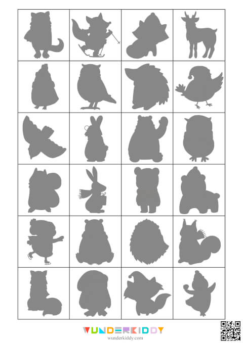 Розвиваюча гра «Вгадай тварину за тінню» - Зображення 2
