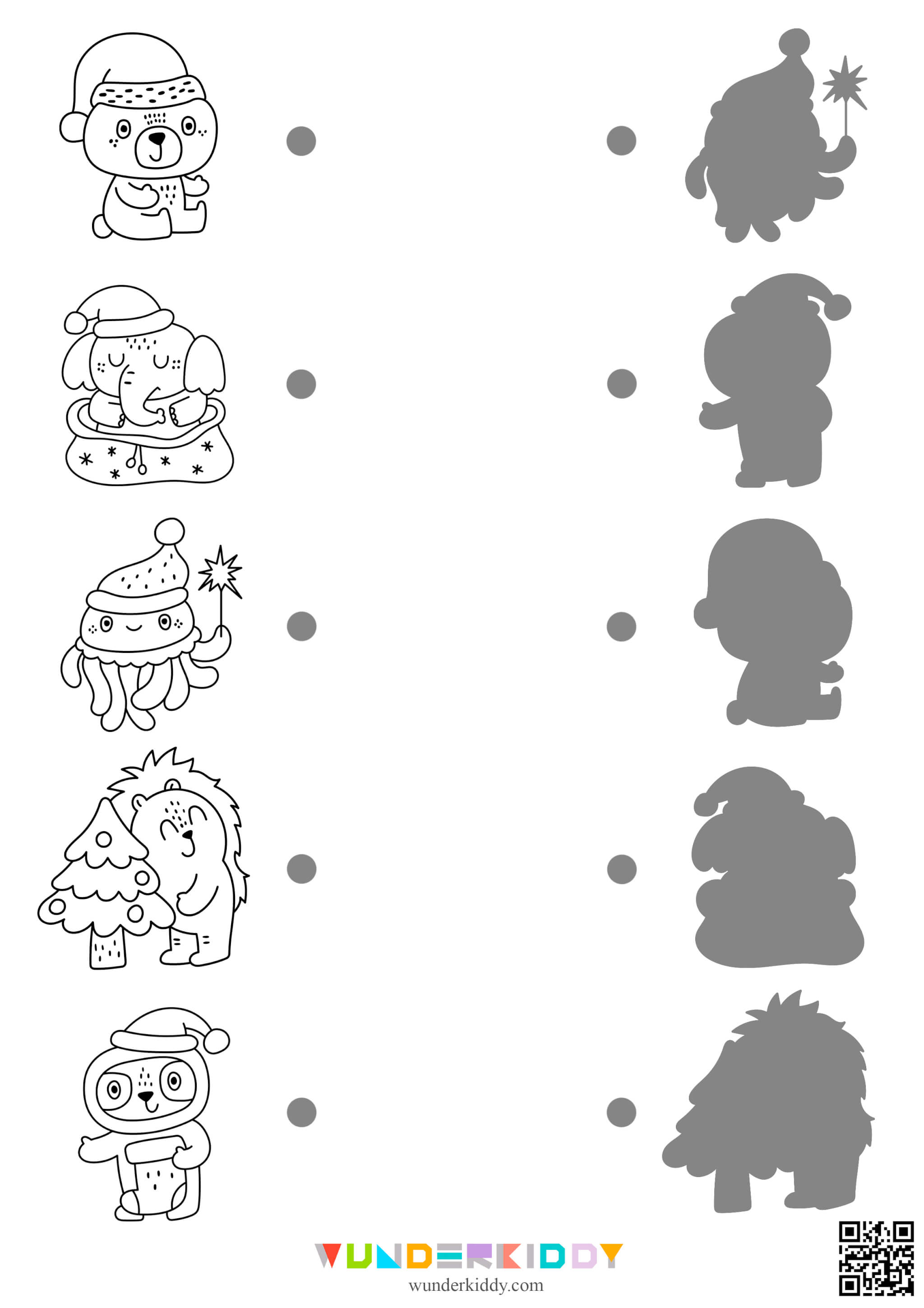 Christmas Animals Visual Discrimination Game - Image 3