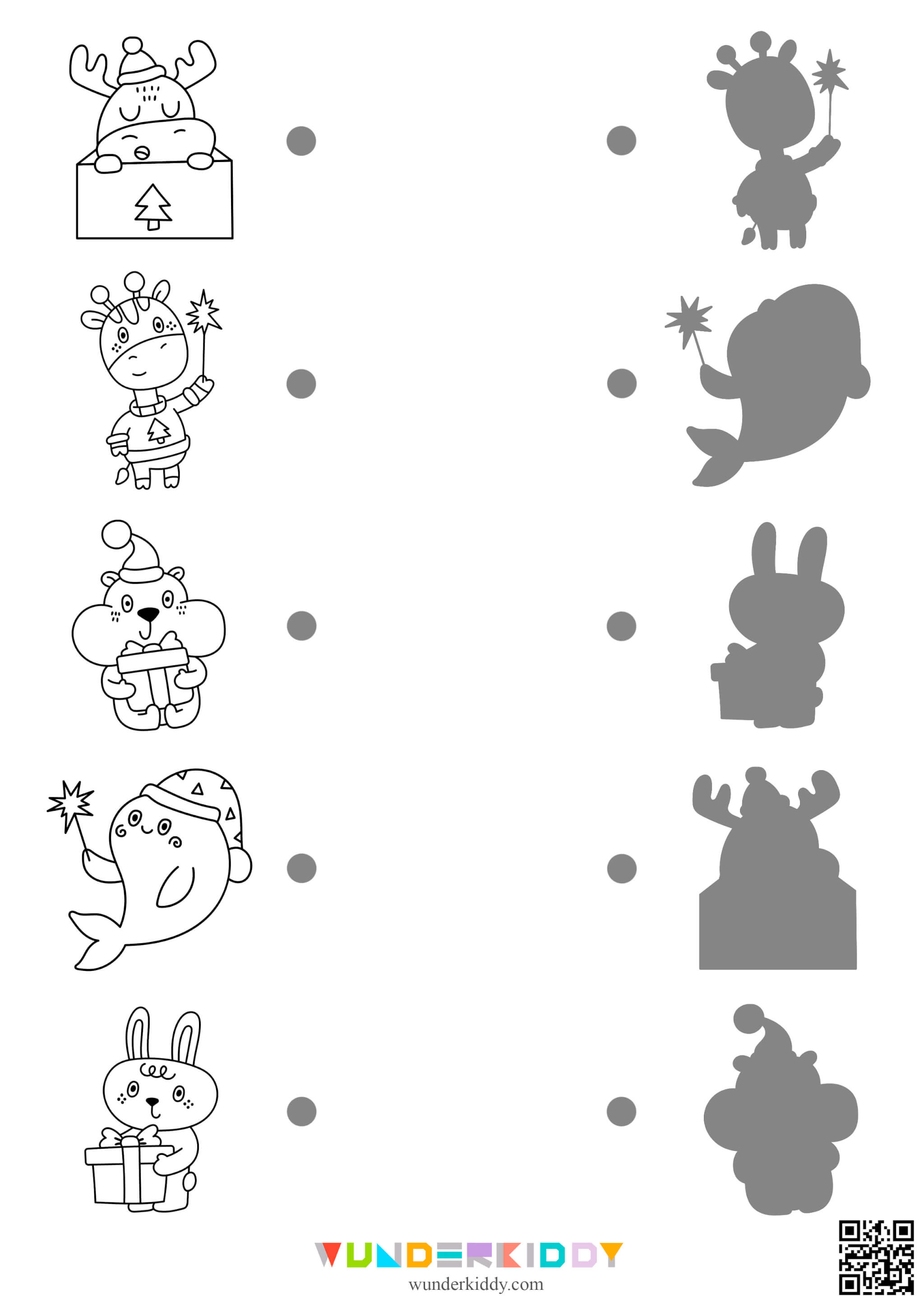 Christmas Animals Visual Discrimination Game - Image 4