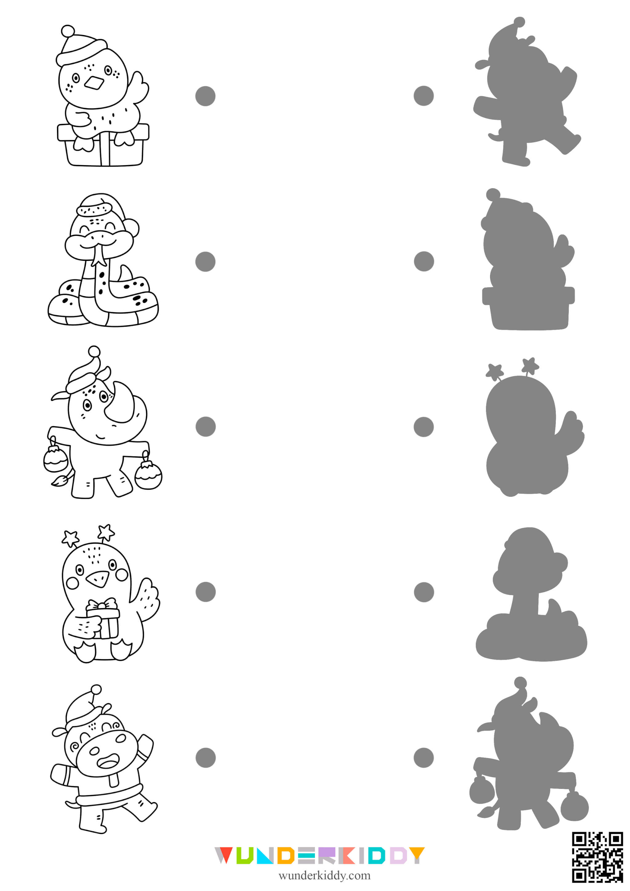 Christmas Animals Visual Discrimination Game - Image 5