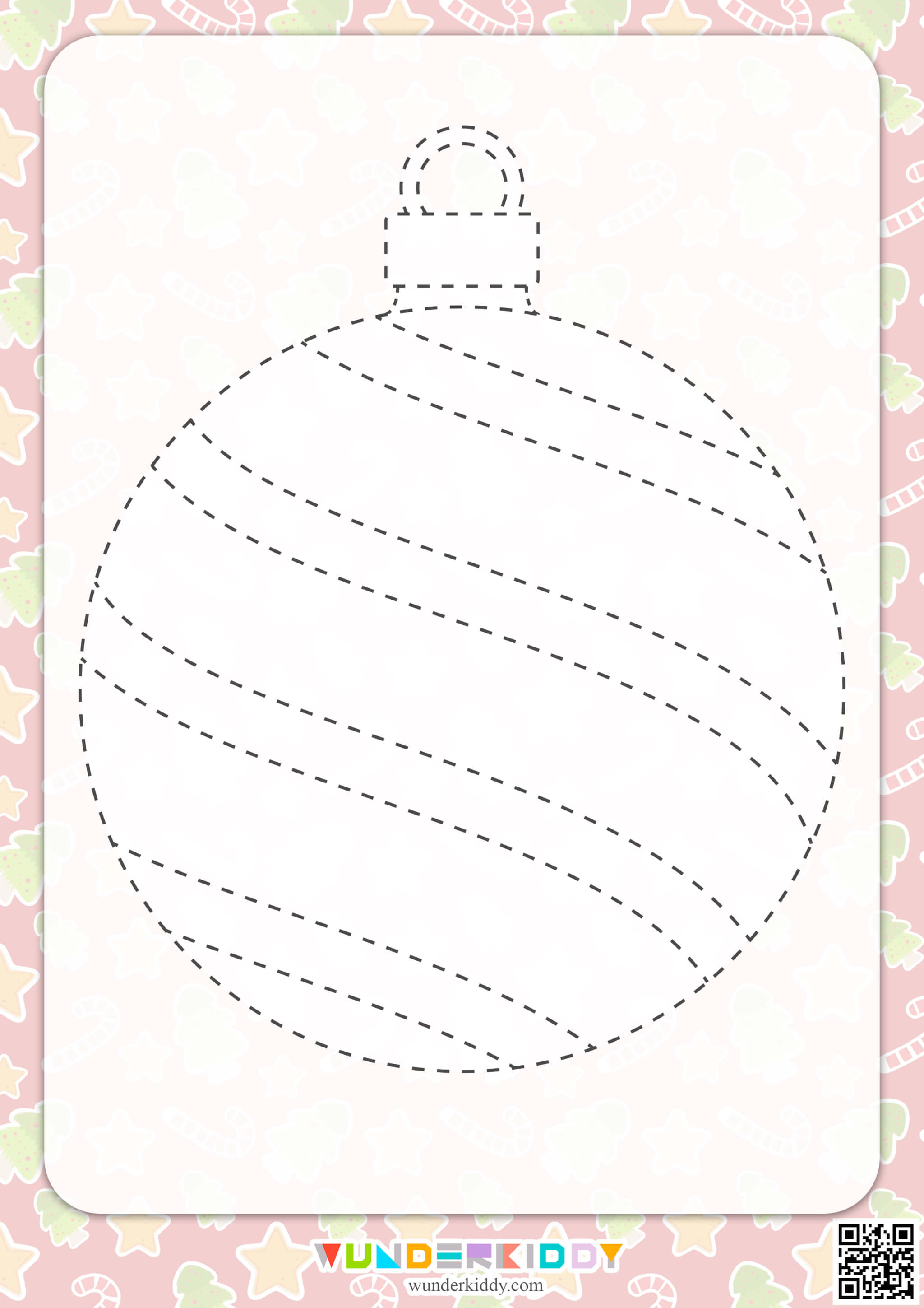 Christmas Ball Tracing Worksheet - Image 2